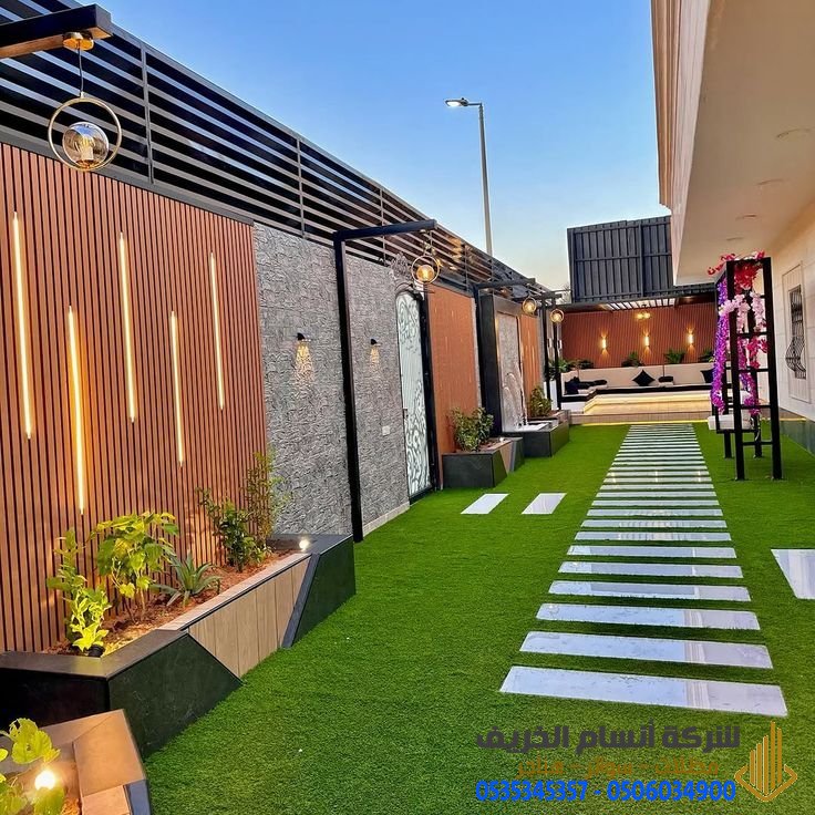 حداد حي النرجس لتنسيق استراحات